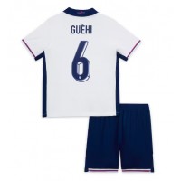 Maglia Calcio Inghilterra Marc Guehi #6 Prima Divisa Bambino Europei 2024 Manica Corta (+ pantaloncini)